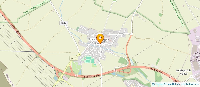 localisation de l'entreprise FRUIT DE GOUSS  FONTENAY-EN-PARISIS