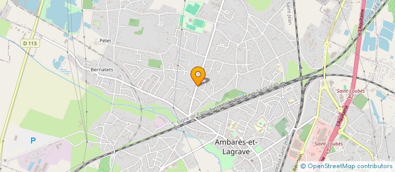 localisation de l'entreprise FRUIT DE L'ORIENT  AMBARES-ET-LAGRAVE