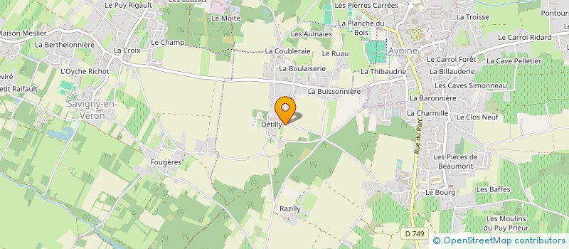 localisation de l'entreprise FRUIT DOM  BEAUMONT-EN-VERON