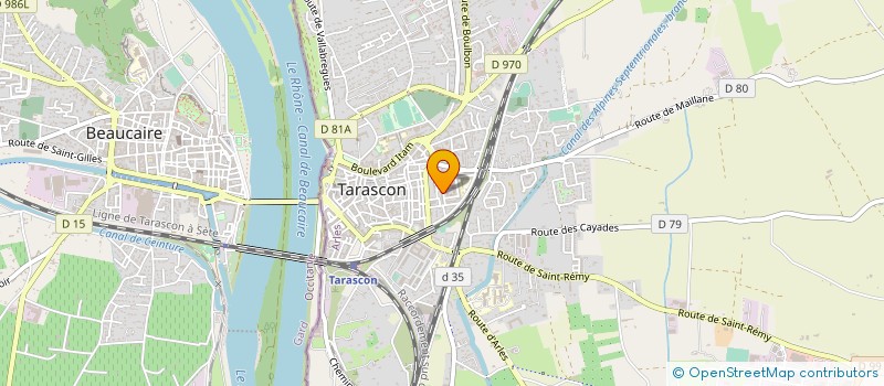 localisation de l'entreprise FRUIT ET LEGUMES 13 à TARASCON
