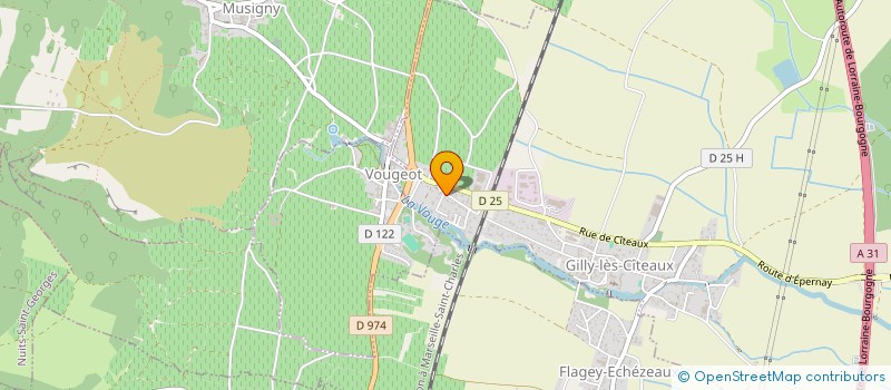 localisation de l'entreprise FRUIT ET TERROIRS DE BOURGOGNE à GILLY-LES-CITEAUX