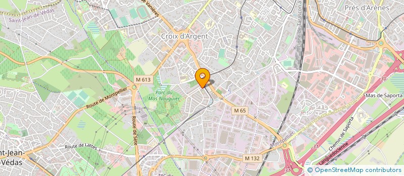 localisation de l'entreprise FRUIT EXPRESS 34 à MONTPELLIER