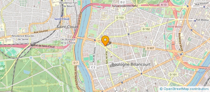 localisation de l'entreprise FRUIT FOUNTAIN à BOULOGNE-BILLANCOURT