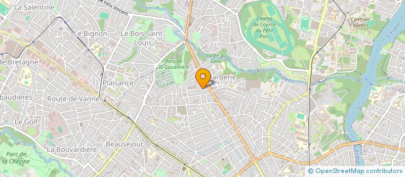localisation de l'entreprise FRUIT LAB à NANTES