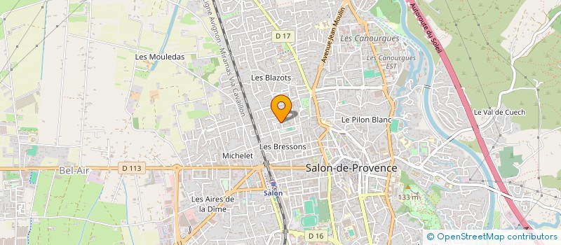 localisation de l'entreprise FRUIT LEGUM' NATURE  SALON-DE-PROVENCE