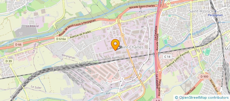 localisation de l'entreprise FRUIT'N CO  PERPIGNAN