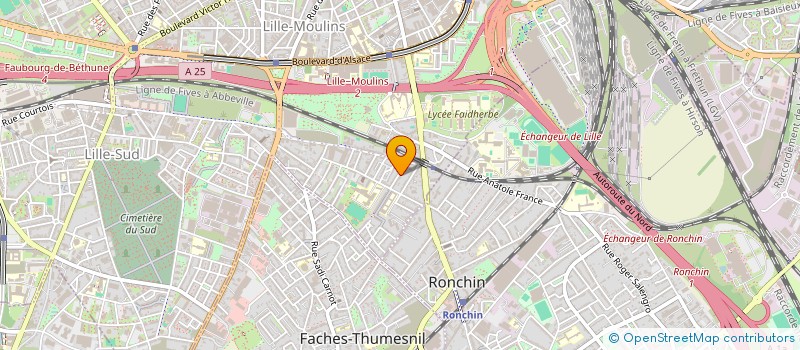 localisation de l'entreprise FRUIT'TIME à LILLE