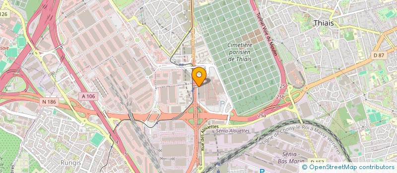 localisation de l'entreprise FRUIT TRADING FRANCE  THIAIS