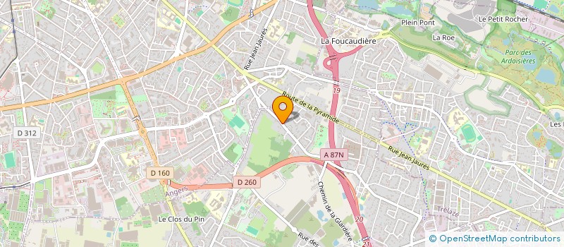 localisation de l'entreprise FRUITEA  LES PONTS-DE-CE