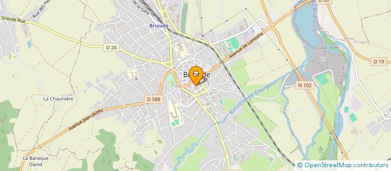 localisation de l'entreprise FRUITELEG à BRIOUDE