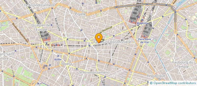 localisation de l'entreprise FRUITERIE CADET à PARIS