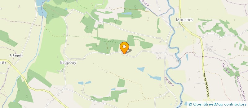 localisation de l'entreprise FRUITIER DE GASCOGNE  CUELAS