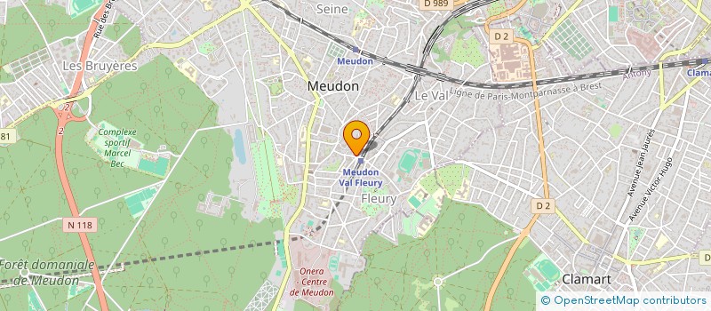 localisation de l'entreprise FRUITIER DE MEUDON à MEUDON