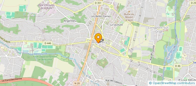 localisation de l'entreprise FRUITIER DE MONTLHERY à MONTLHERY