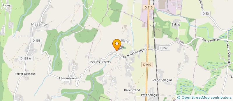 localisation de l'entreprise FRUITIERE DE MASSINGY LA NEPHAZ  MASSINGY