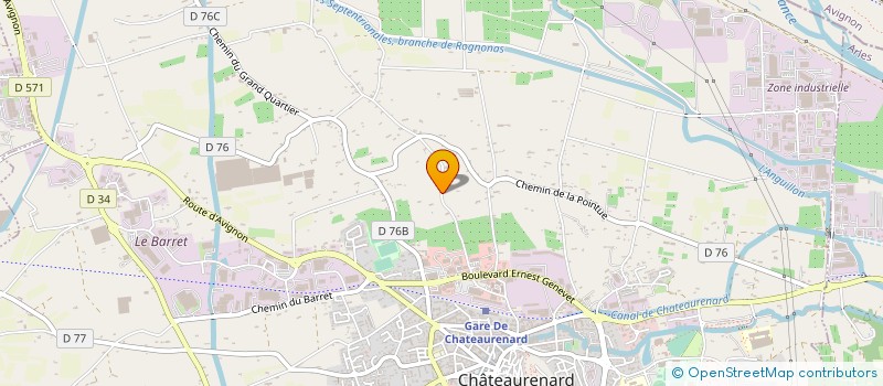 localisation de l'entreprise FRUITIERE DE PROVENCE à CHATEAURENARD