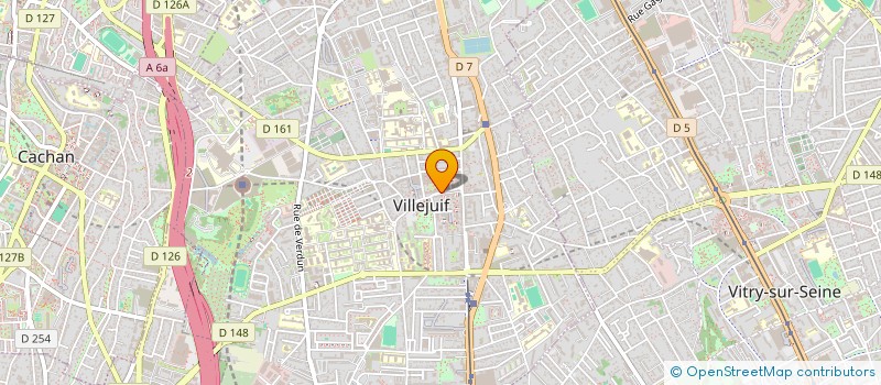 localisation de l'entreprise FRUITIERE DES HALLES BOUN  VILLEJUIF