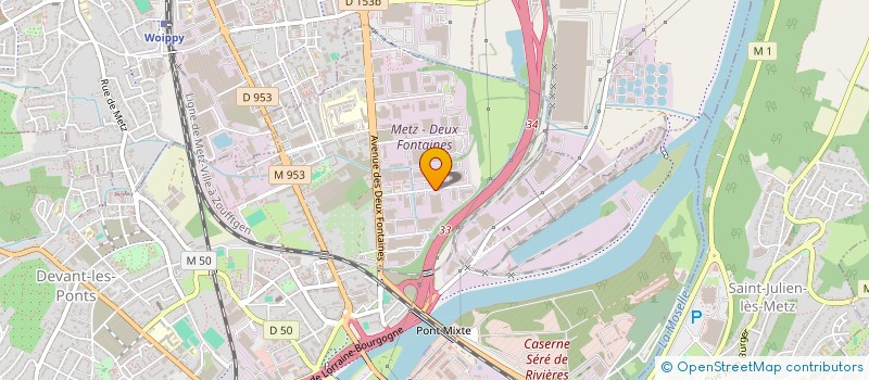 localisation de l'entreprise FRUITIERES DE L'EST  METZ