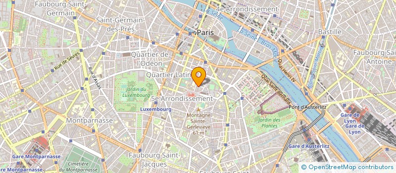 localisation de l'entreprise FRUITINE à PARIS