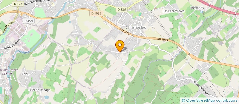 localisation de l'entreprise FRUITINE  CHARNECLES