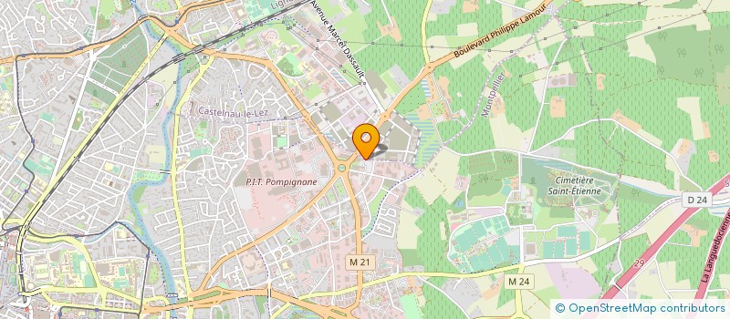 localisation de l'entreprise FRUITION SCIENCES à MONTPELLIER