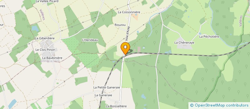 localisation de l'entreprise FRUITOURAINE  VALLERES