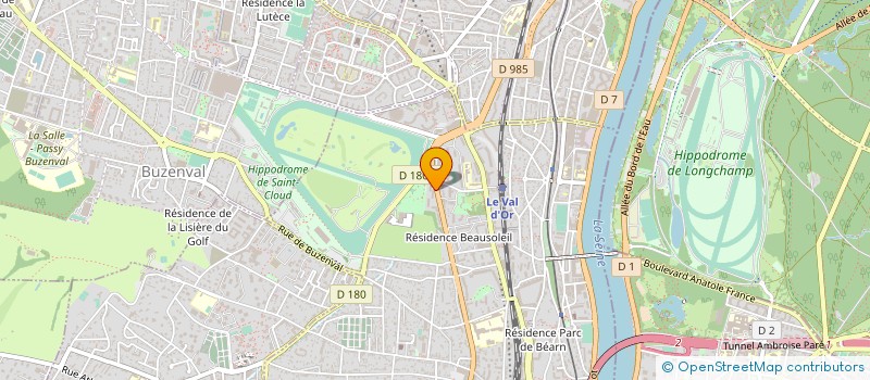 localisation de l'entreprise FRUITS&CO à SAINT-CLOUD