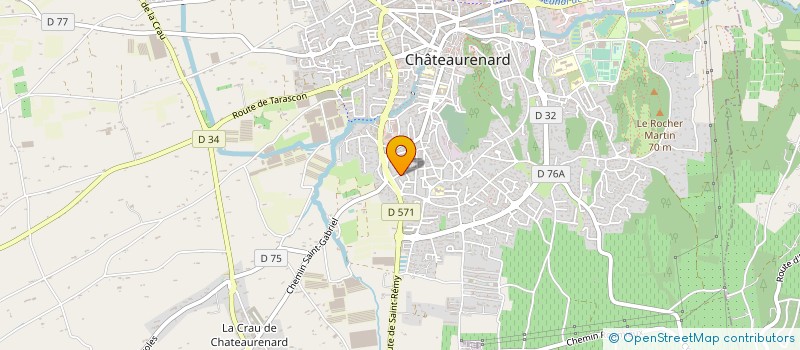 localisation de l'entreprise FRUITS D'ADAM à CHATEAURENARD