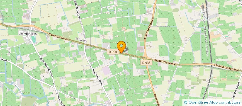 localisation de l'entreprise FRUITS DE CRAU  L'ISLE-SUR-LA-SORGUE