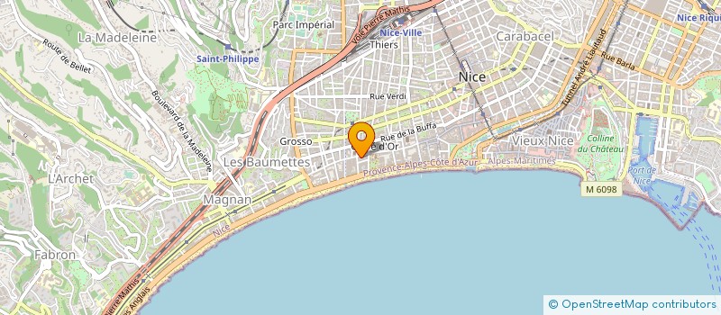 localisation de l'entreprise FRUITS DEFENDUS à NICE