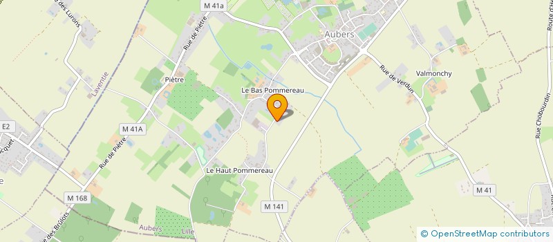 localisation de l'entreprise FRUITS DES WEPPES à AUBERS