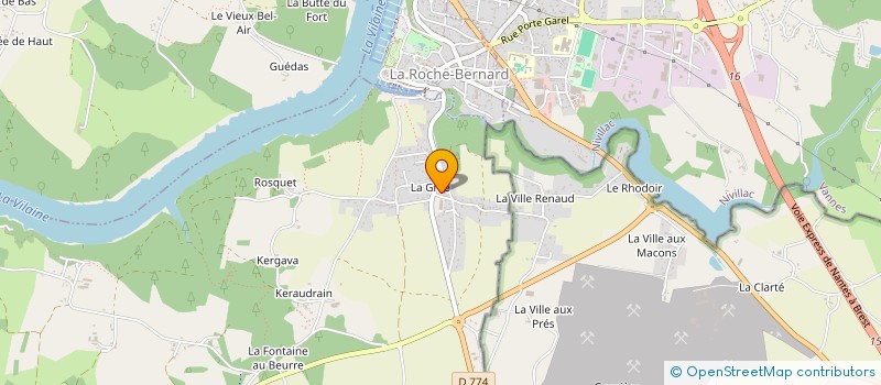 localisation de l'entreprise FRUITS DIRECT PRODUCTION  SAINT-DOLAY