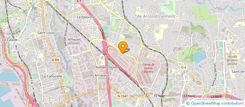 localisation de l'entreprise FRUITS DISTRIBUTION FRANCE à MARSEILLE 14EME