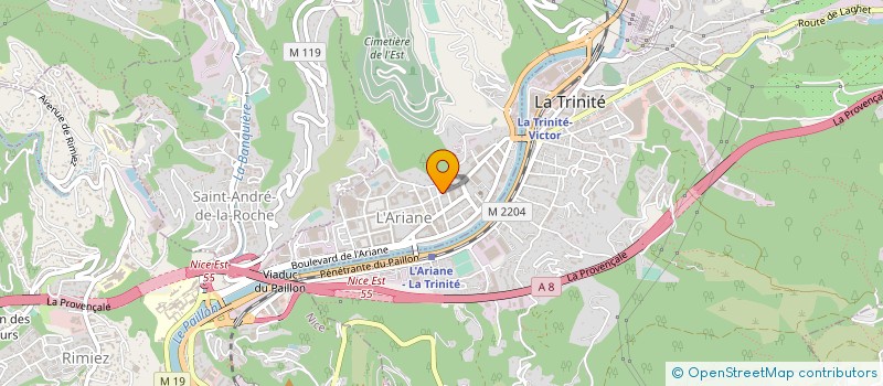 localisation de l'entreprise FRUITS DU BRESIL à NICE