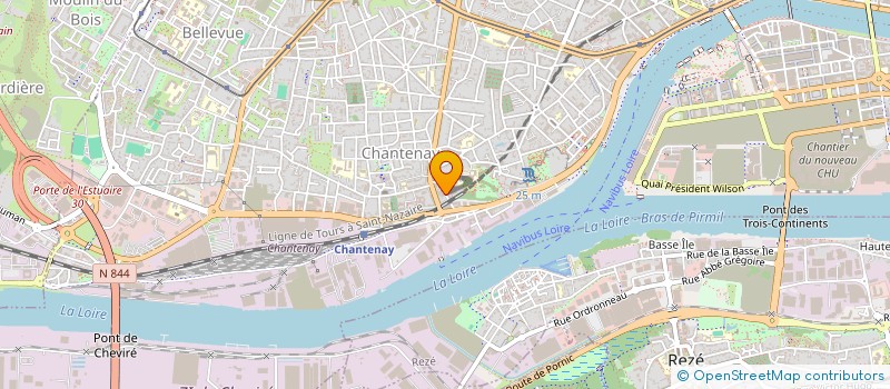 localisation de l'entreprise FRUITS DU JOUR à NANTES
