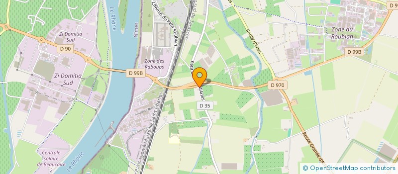 localisation de l'entreprise FRUITS DU MIDI  TARASCON