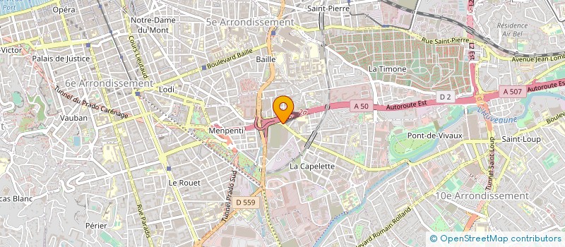 localisation de l'entreprise FRUITS DU SOLEIL à MARSEILLE