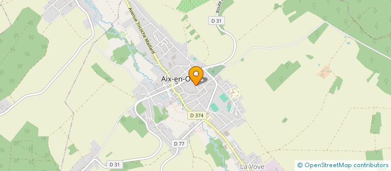 localisation de l'entreprise FRUITS ET CIDRES EN PAYS D'OTHE à AIX-VILLEMAUR-PALIS