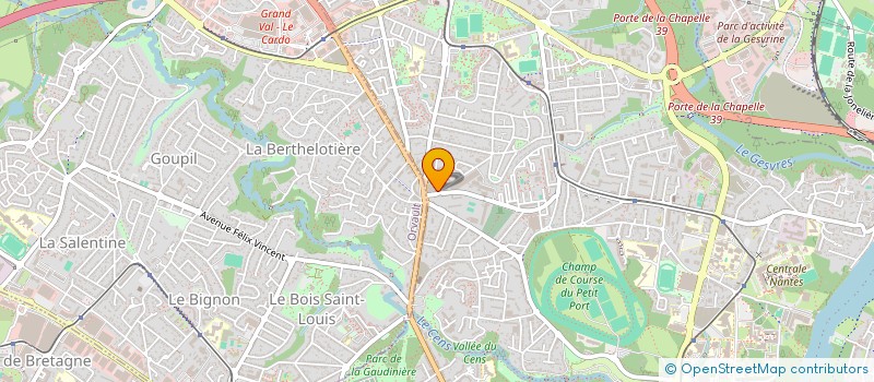 localisation de l'entreprise FRUITS ET COMPAGNIE à NANTES