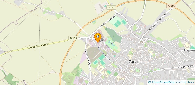 localisation de l'entreprise FRUITS ET DELICES  CARVIN