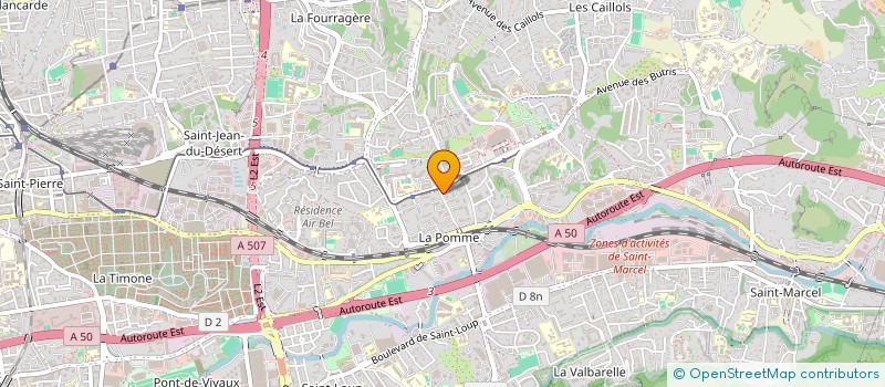 localisation de l'entreprise FRUITS ET LEGUMES DE PROVENCE à MARSEILLE