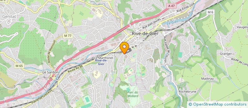 localisation de l'entreprise FRUITS ET LEGUMES IMPORT EXPORT  RIVE-DE-GIER