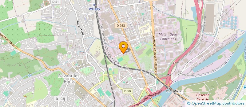 localisation de l'entreprise FRUITS ET VIN DE METZ  METZ