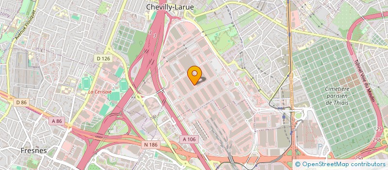 localisation de l'entreprise FRUITS FAYE S.A.  CHEVILLY-LARUE