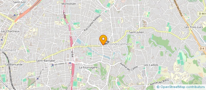 localisation de l'entreprise FRUITS LEGUMES ET GOURMANDISES à MARSEILLE