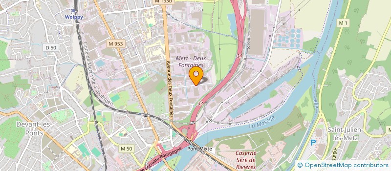 localisation de l'entreprise FRUITS LEGUMES SERVICES  METZ