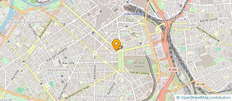 localisation de l'entreprise FRUITS ROUGES EN NORD à LILLE