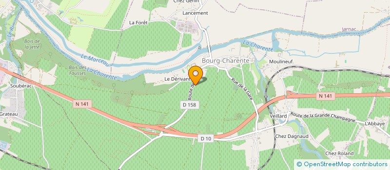 localisation de l'entreprise FRUITS SAJE à BOURG-CHARENTE