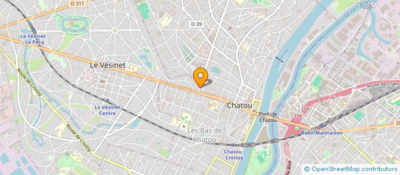 localisation de l'entreprise FRUITSALAD à CHATOU