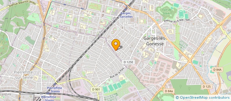 localisation de l'entreprise FRUITY & CO.  GARGES-LES-GONESSE